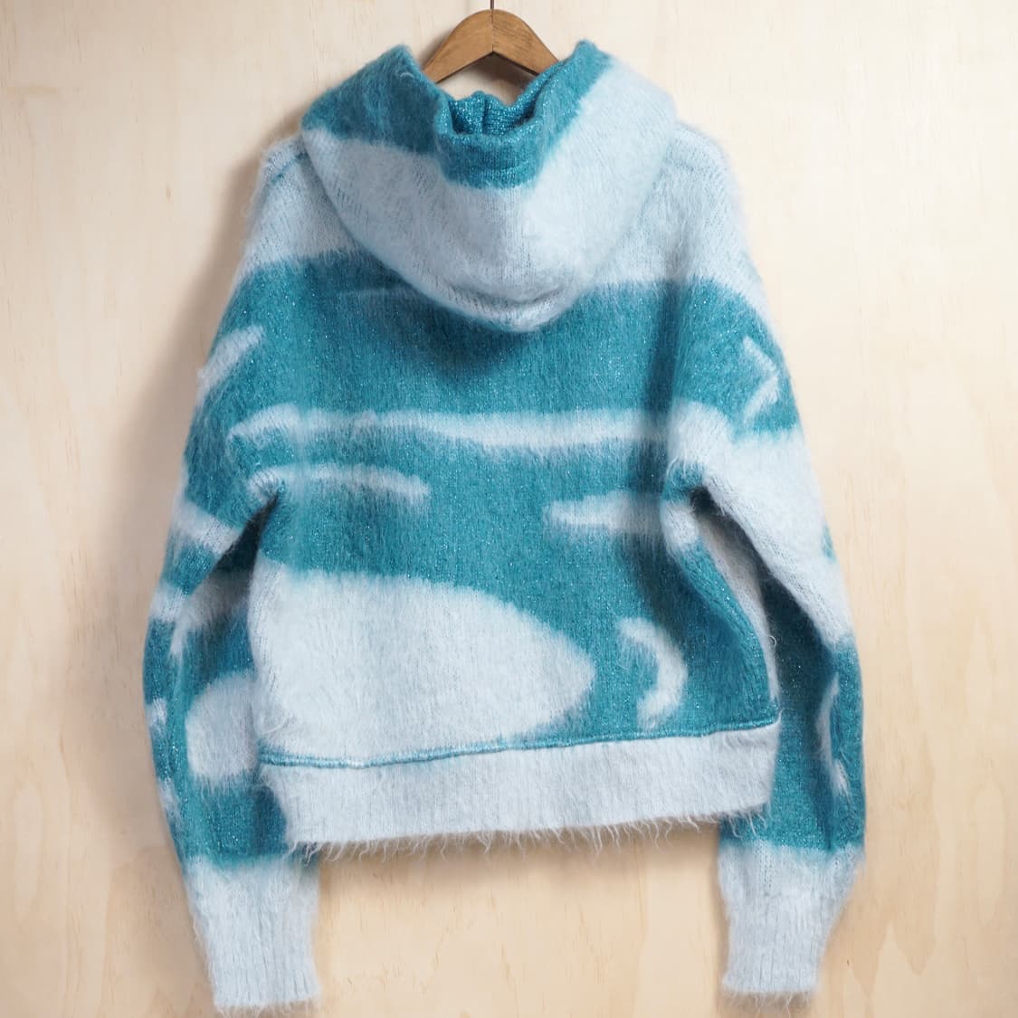 Bonsai 자카드 웨이브 니트 후드 상품이미지5