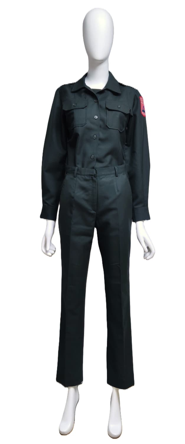 육군 구형 부사관학교 여군용 동계 전투복 긴팔 셔츠 셋트 (M) 상품이미지1