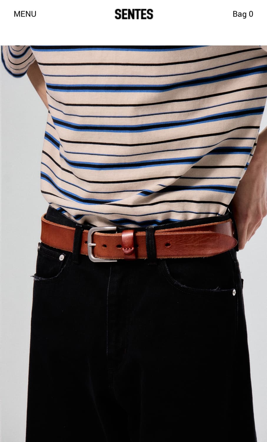 센테스 러기드 캔버스 토트백 블랙 상품이미지5