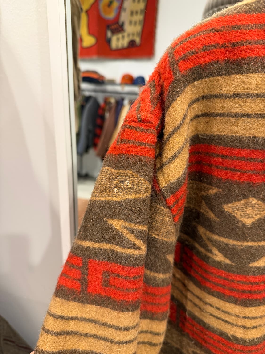 90s Baronet 빈티지 나바호 헤비 울 자켓 상품이미지9