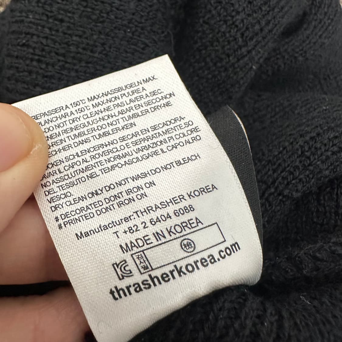 트레셔 블랙 비니 FREE사이즈 상품이미지6