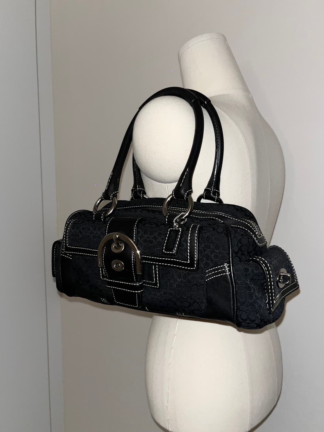 Coach Allblack basic shoulder bag 상품이미지2