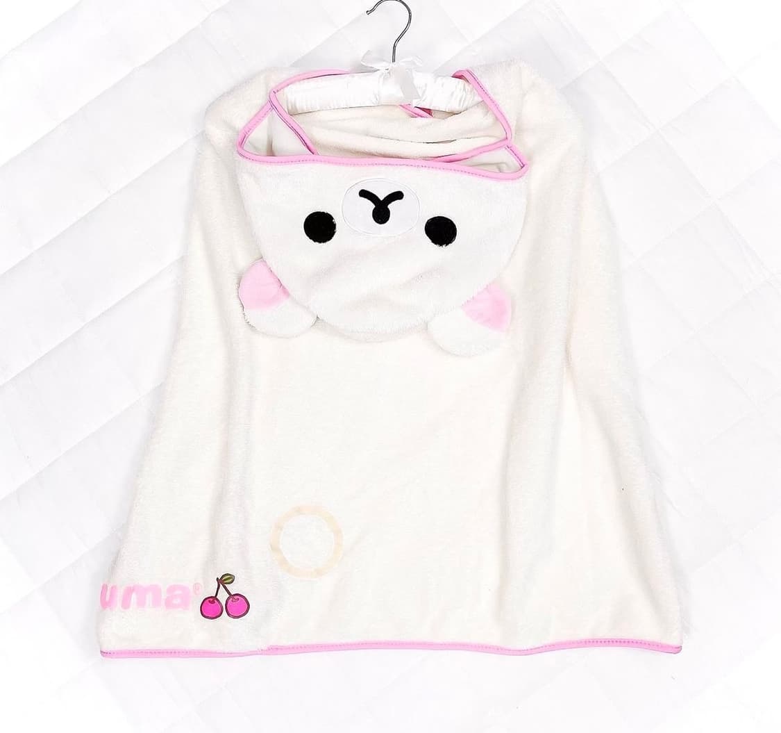 코리락쿠마 후드 담요 판초 고전  상품이미지1