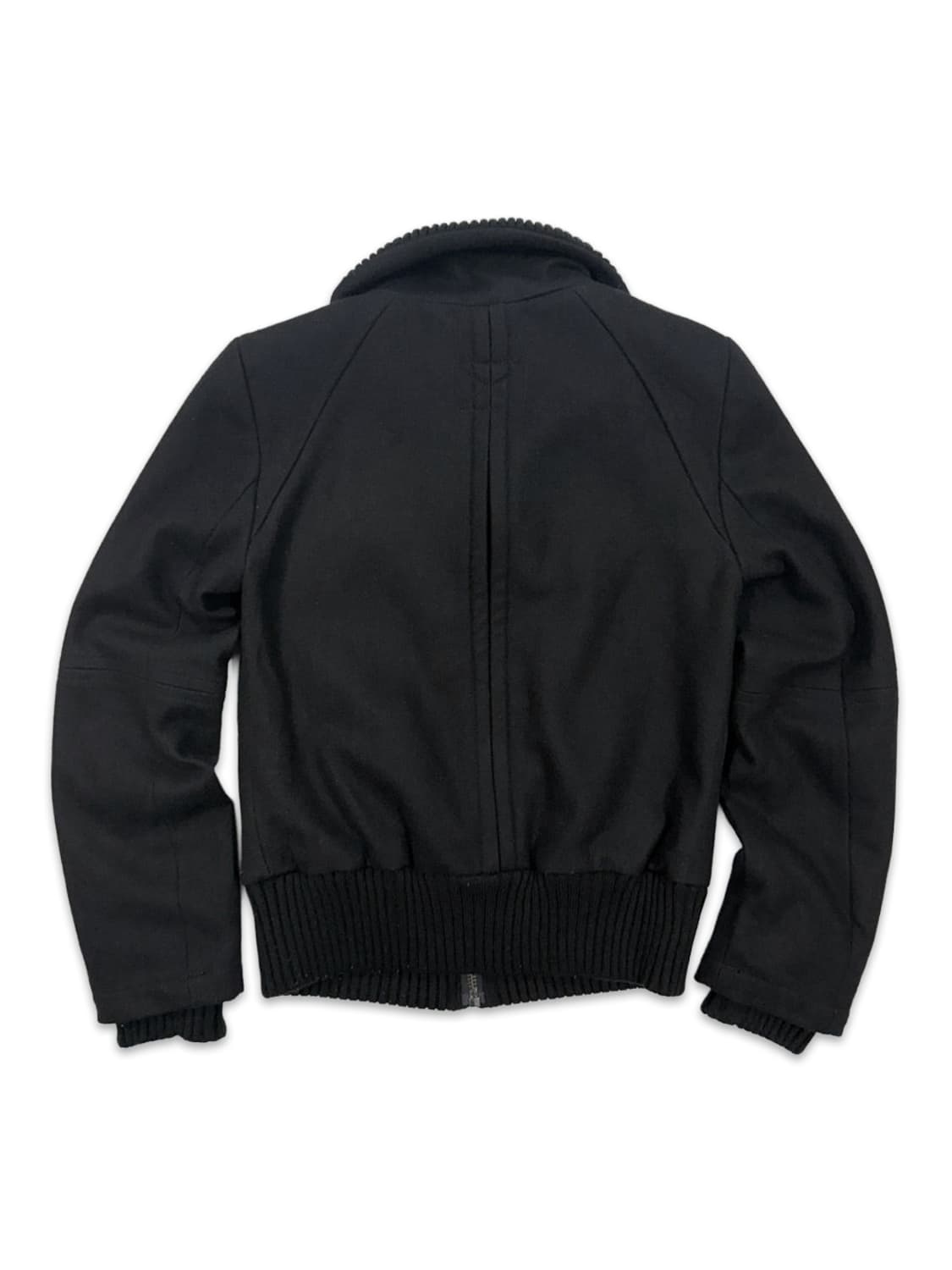 빈티지 ZARA 블랙 울 집업 자켓 상품이미지5