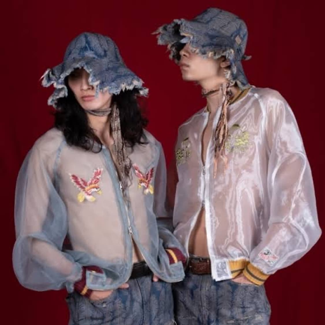 캐피탈 페더 데님 버킷햇 navy (os) 상품이미지7