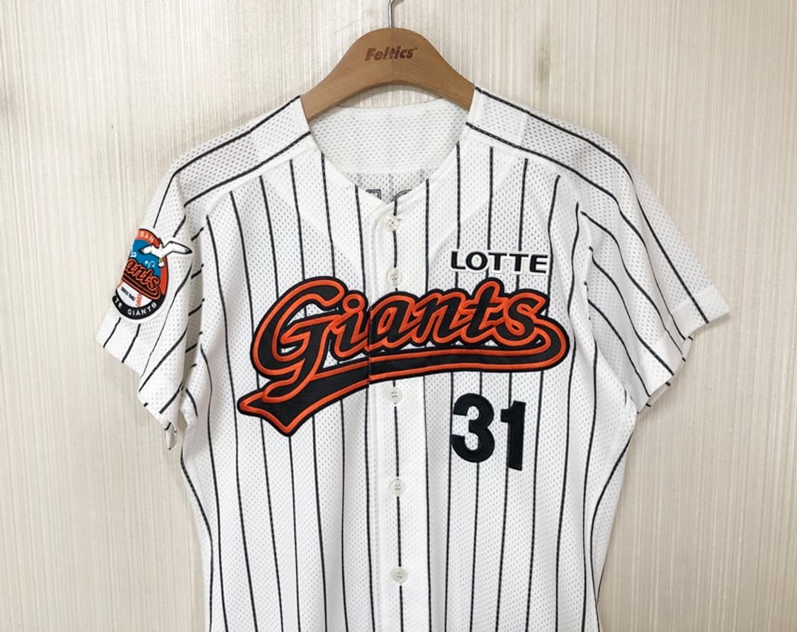 KBO 카멜레온어센틱 롯데자이언츠 올드 홈유니폼/져지 85 #31 손아섭 상품이미지2