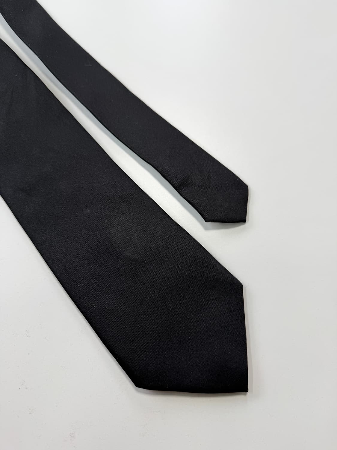 블랙 실크 혼방 넥타이 8cm 상품이미지4