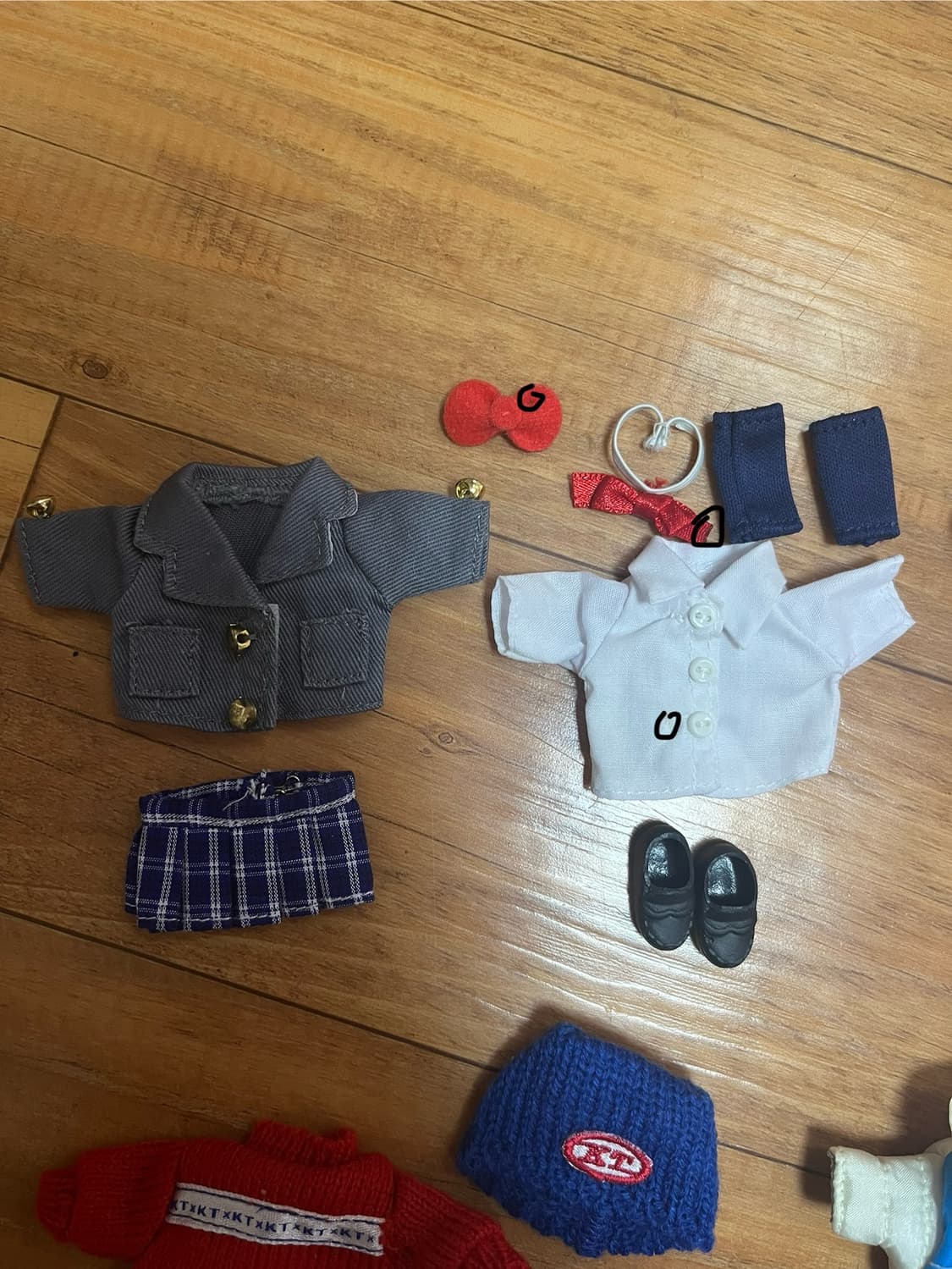 고전드레스업키티 교복세트 상품이미지2