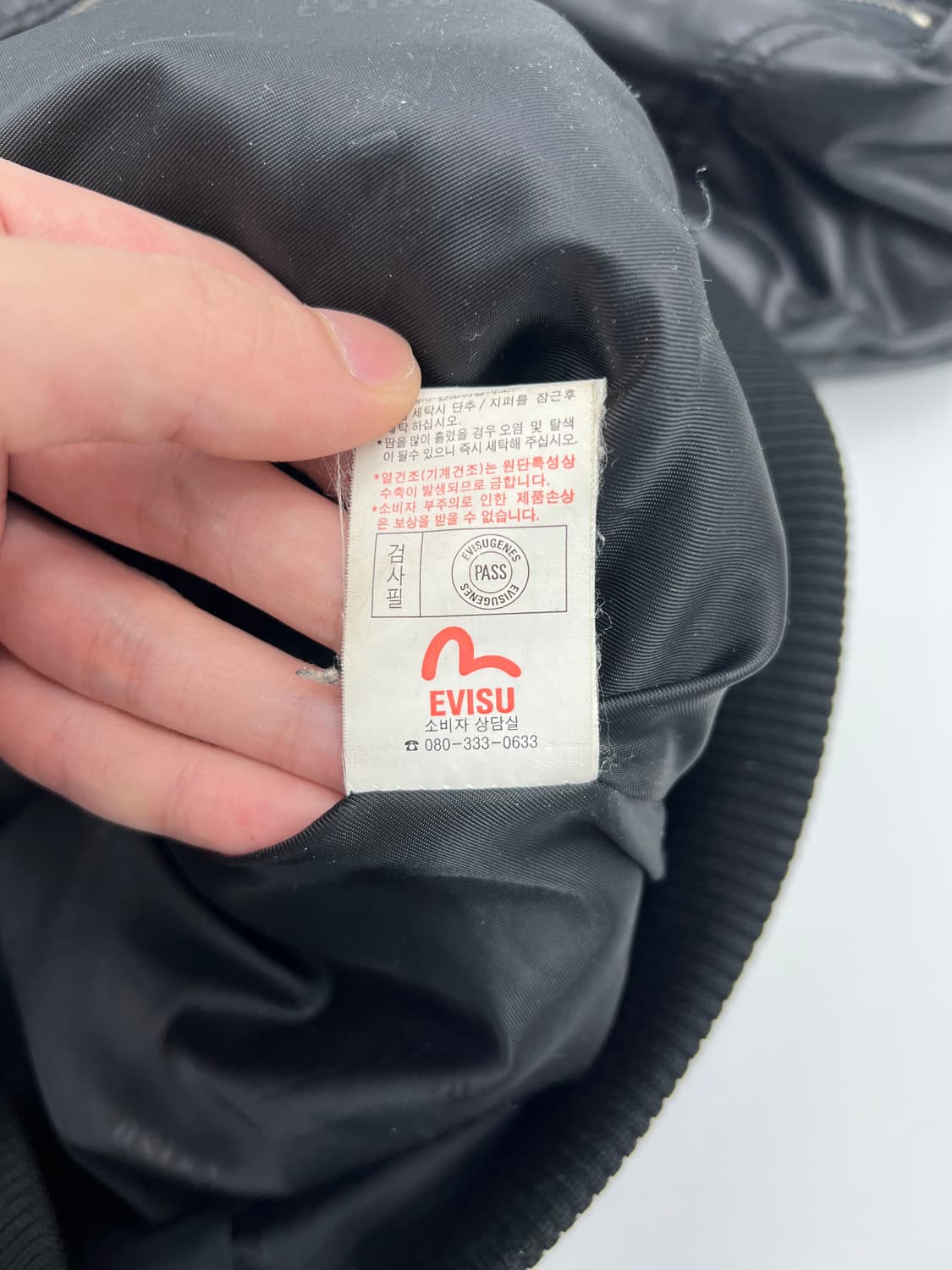 에비수 스몰 로고 자수 패딩 상품이미지6