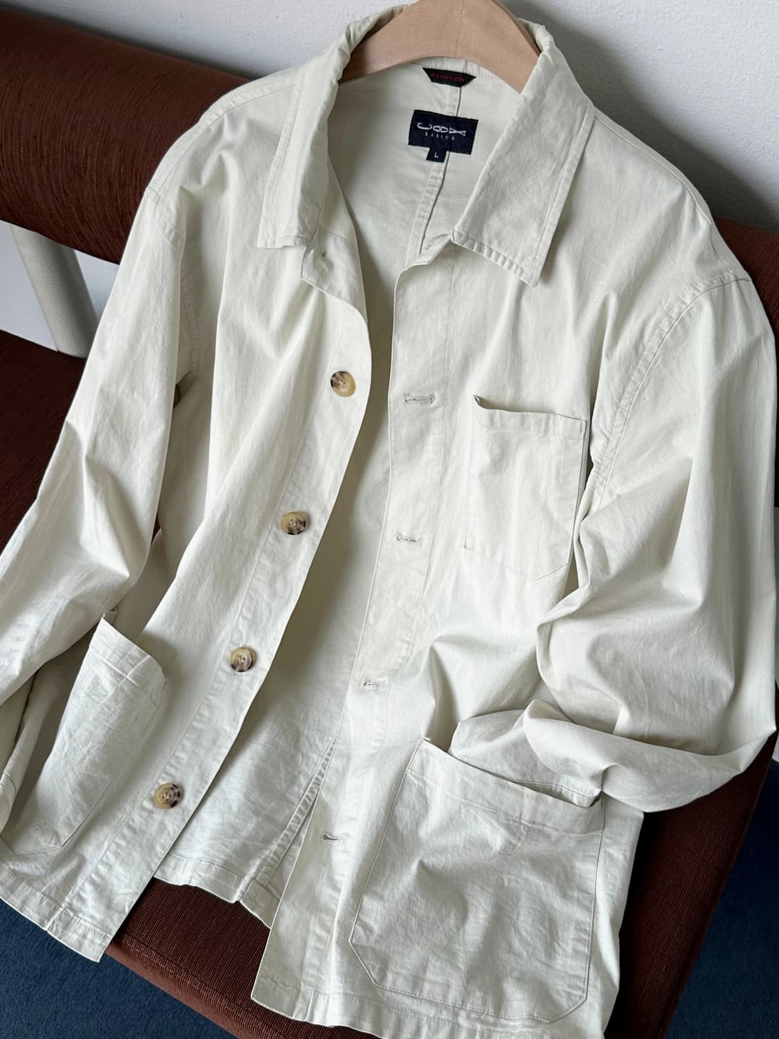 Light cotton poly utility jacket 상품이미지1
