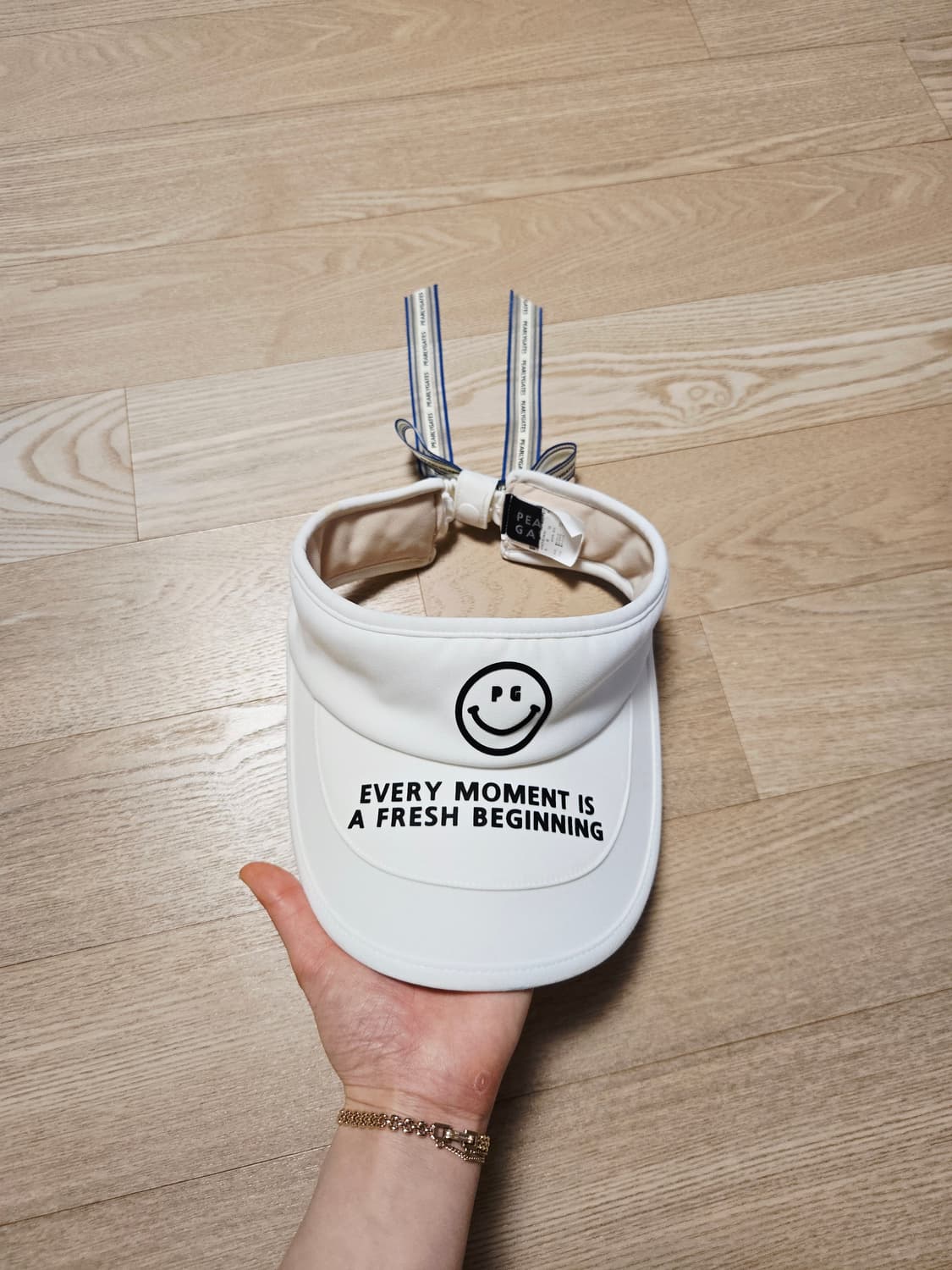 파리게이츠 여성 골프 리본 모자 썬캡 상품이미지1