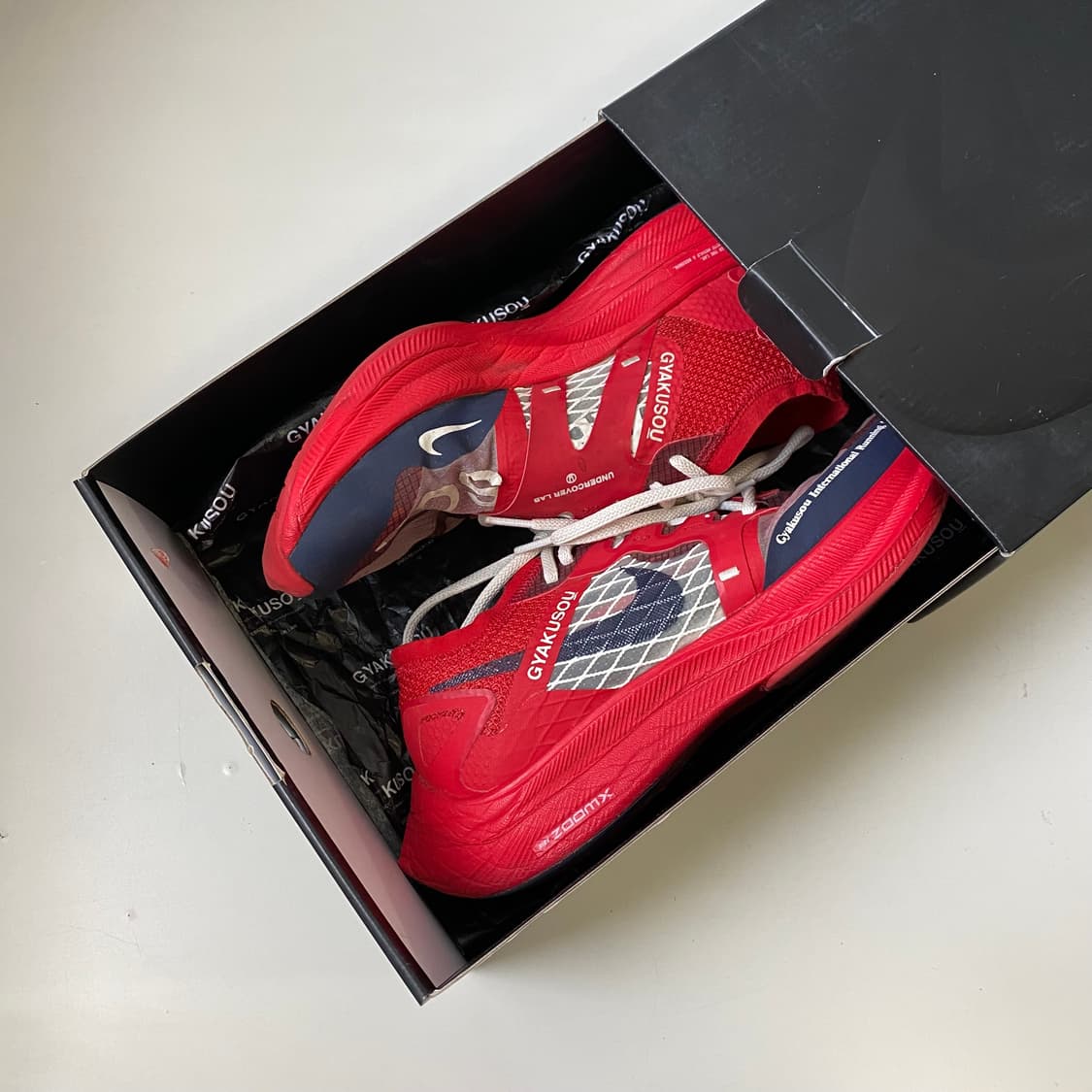 [265] 나이키 x 언더커버 갸쿠소우 줌X 베이퍼플라이 넥스트% 레드 상품이미지9