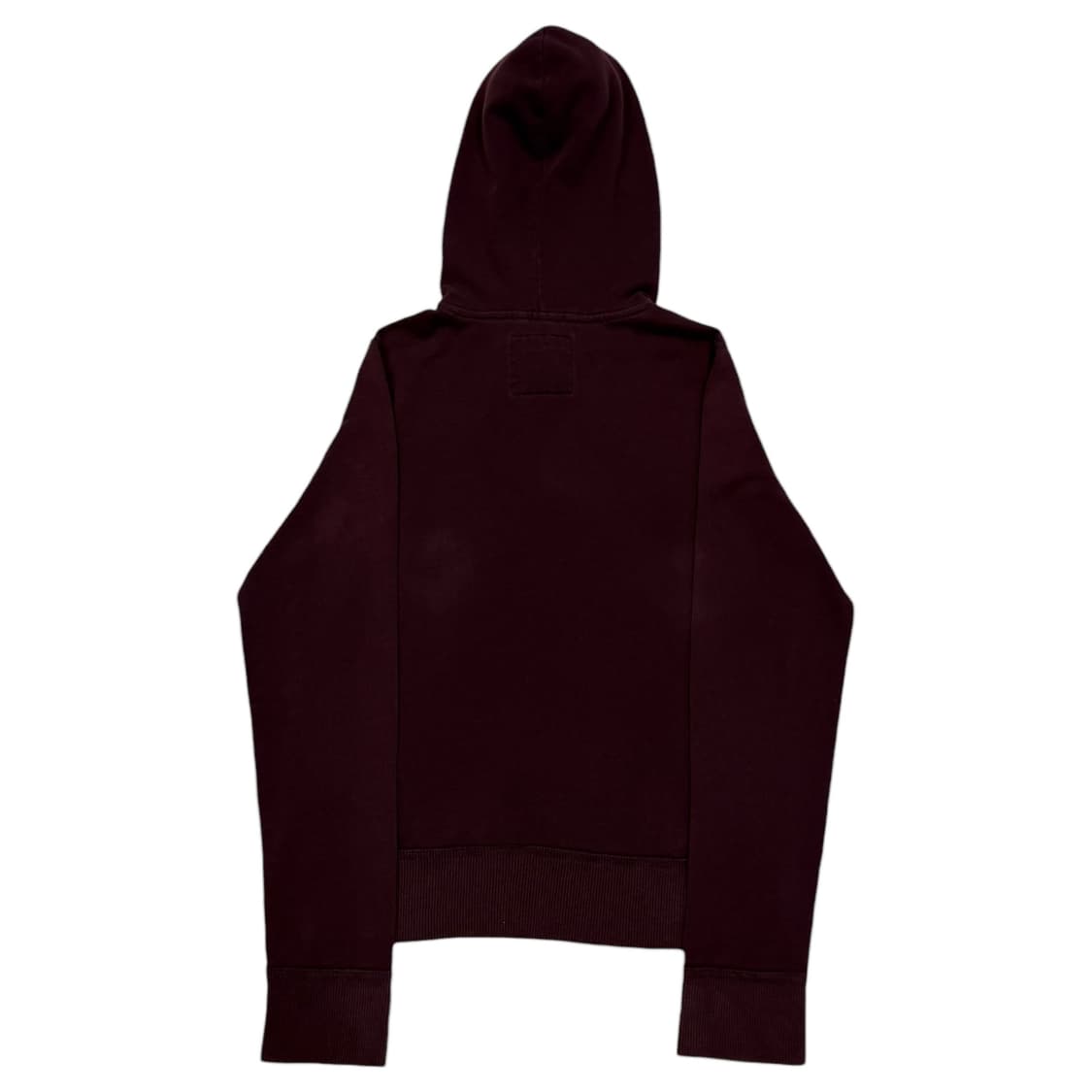 아베크롬비 Y2K 스펠로고 기모 후드티 마룬 버건디 레드 XL 상품이미지4