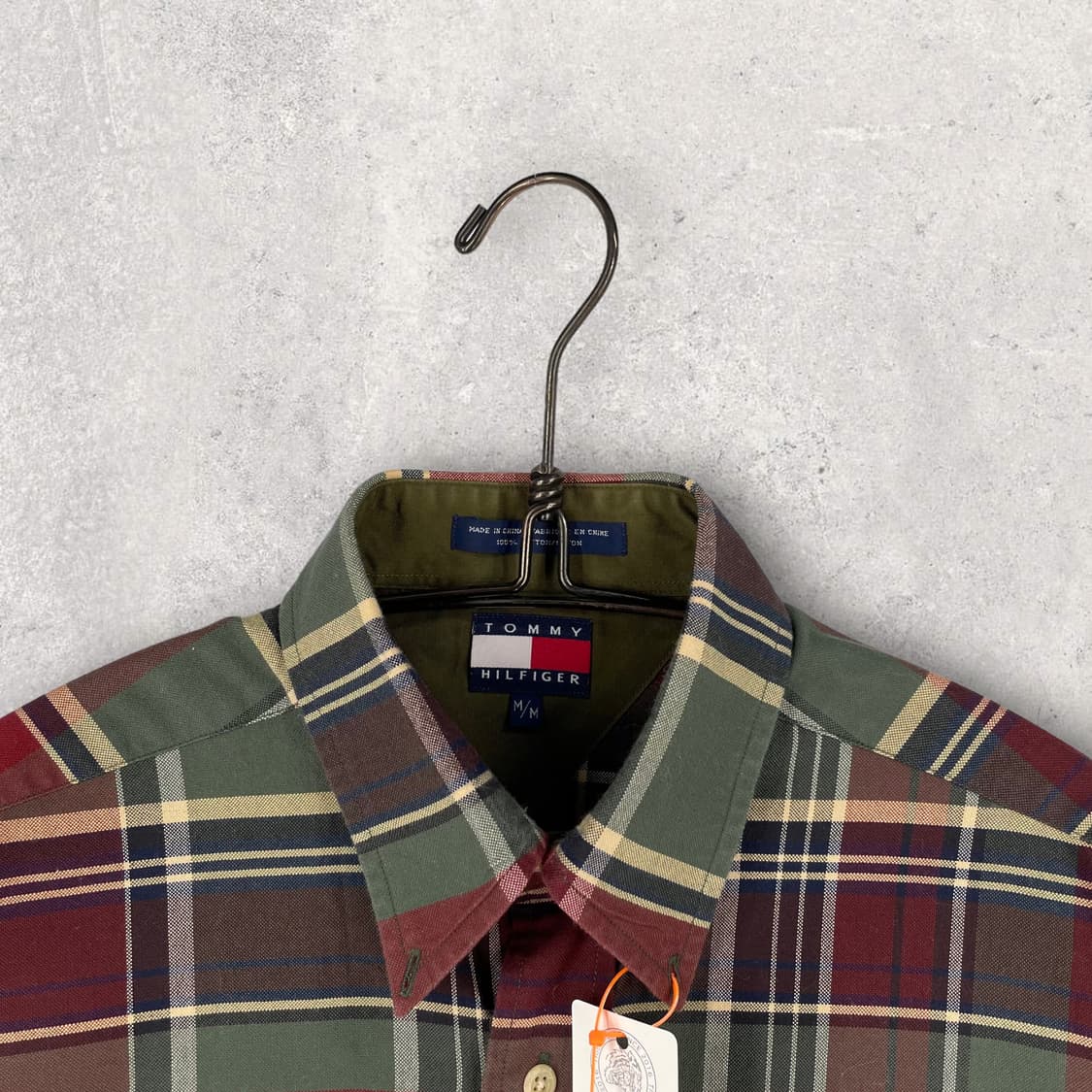 타미힐피거 월계수 로고 체크 패턴 셔츠 상품이미지5