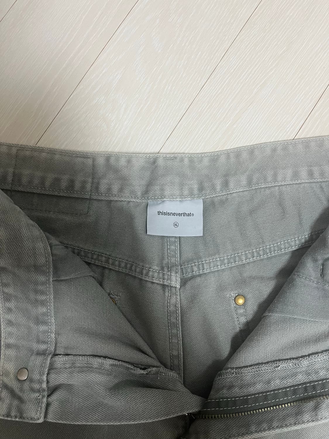 디네댓 카팬터팬츠 올리브그레이 판매합니다. 상품이미지3