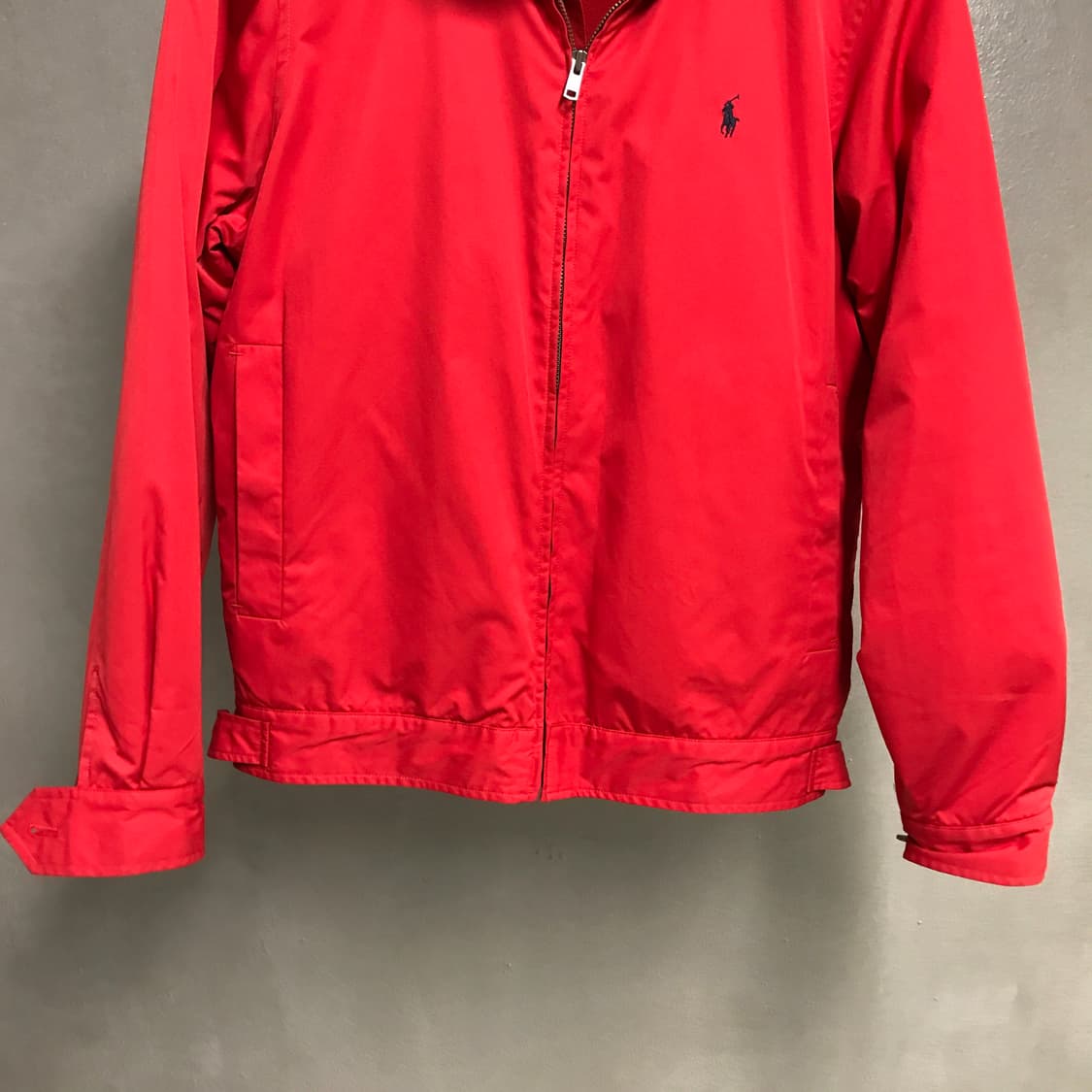 폴로 랄프로렌 기모 폴리쉘 자켓 레드 S 상품이미지3