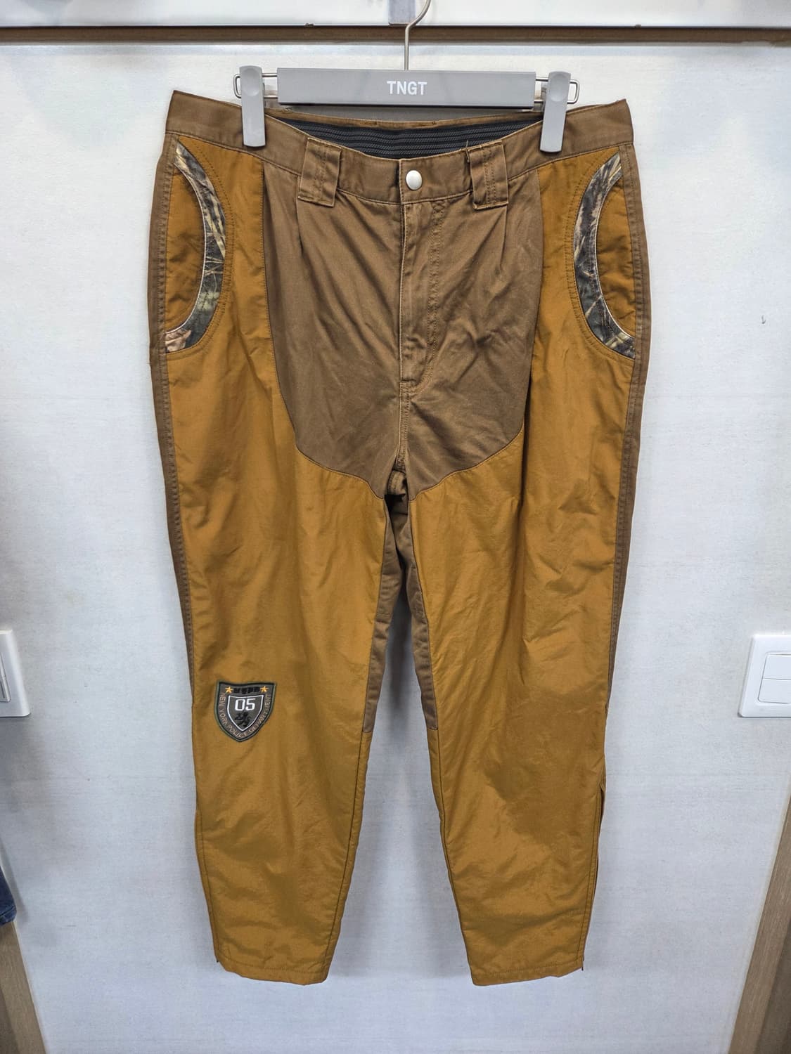 빈티지 배색 헌팅 코튼 팬츠 33 34 상품이미지1