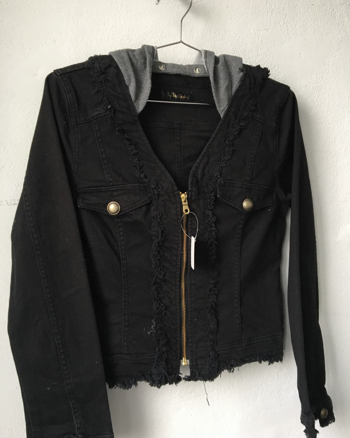 Hood layered grunge point jacket 상품이미지3