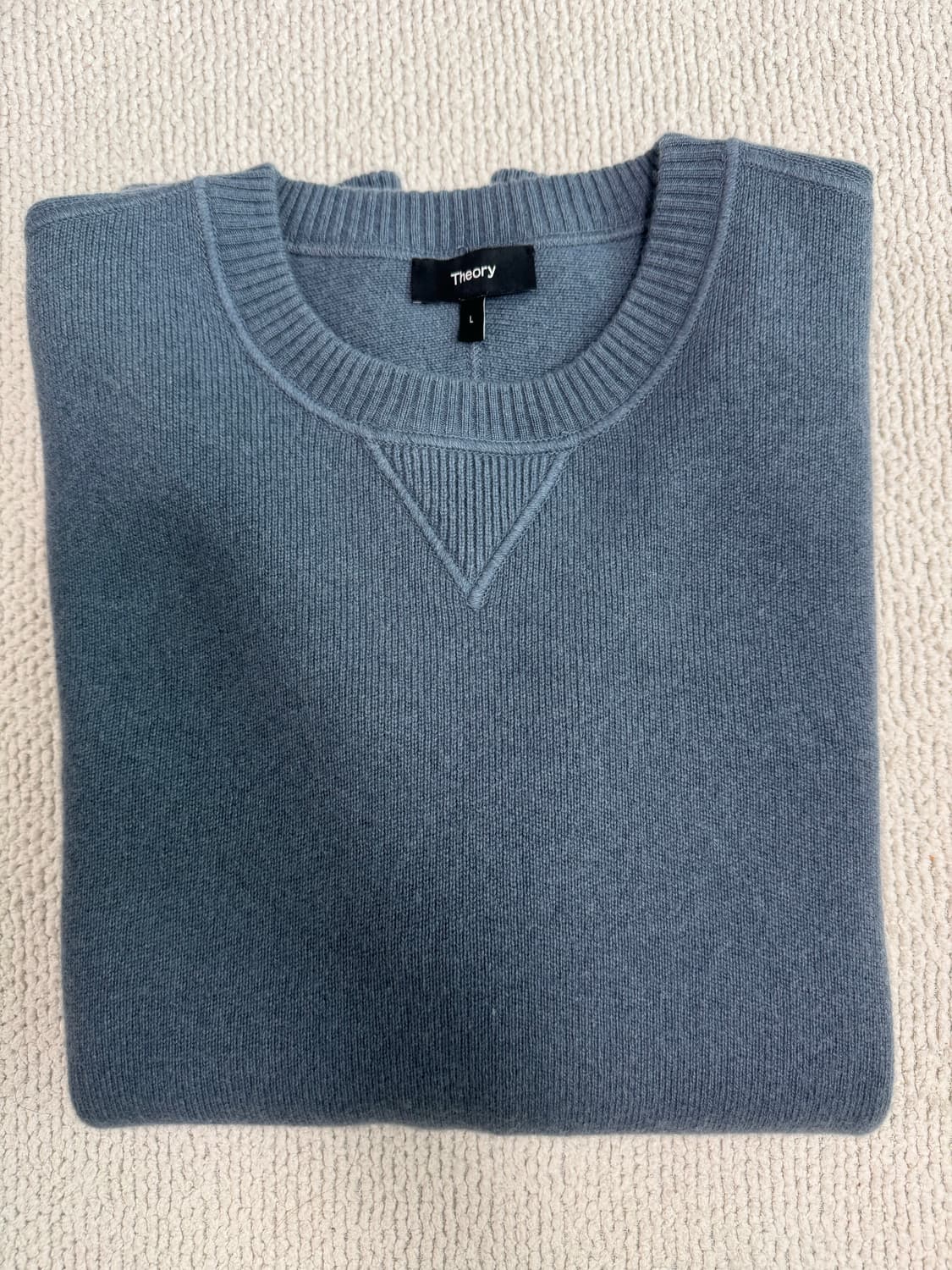 띠어리 캐시미어 100%알코스 니트 모트 L사이즈 상품이미지1