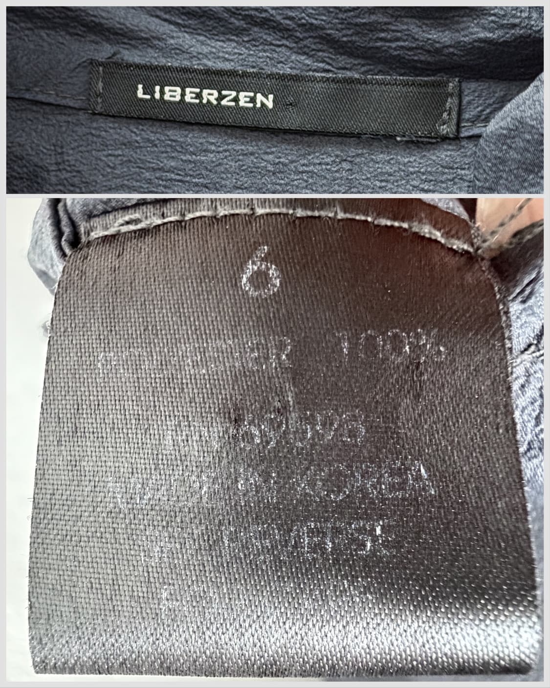 LIBERZEN 네이비 후드 롱 점퍼 상품이미지7
