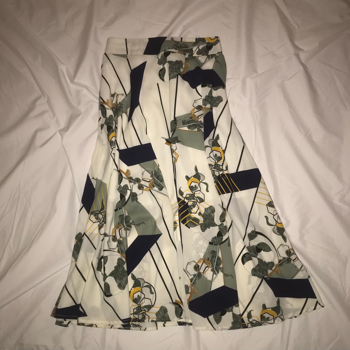 Vintage chiffon long skirt 상품이미지1