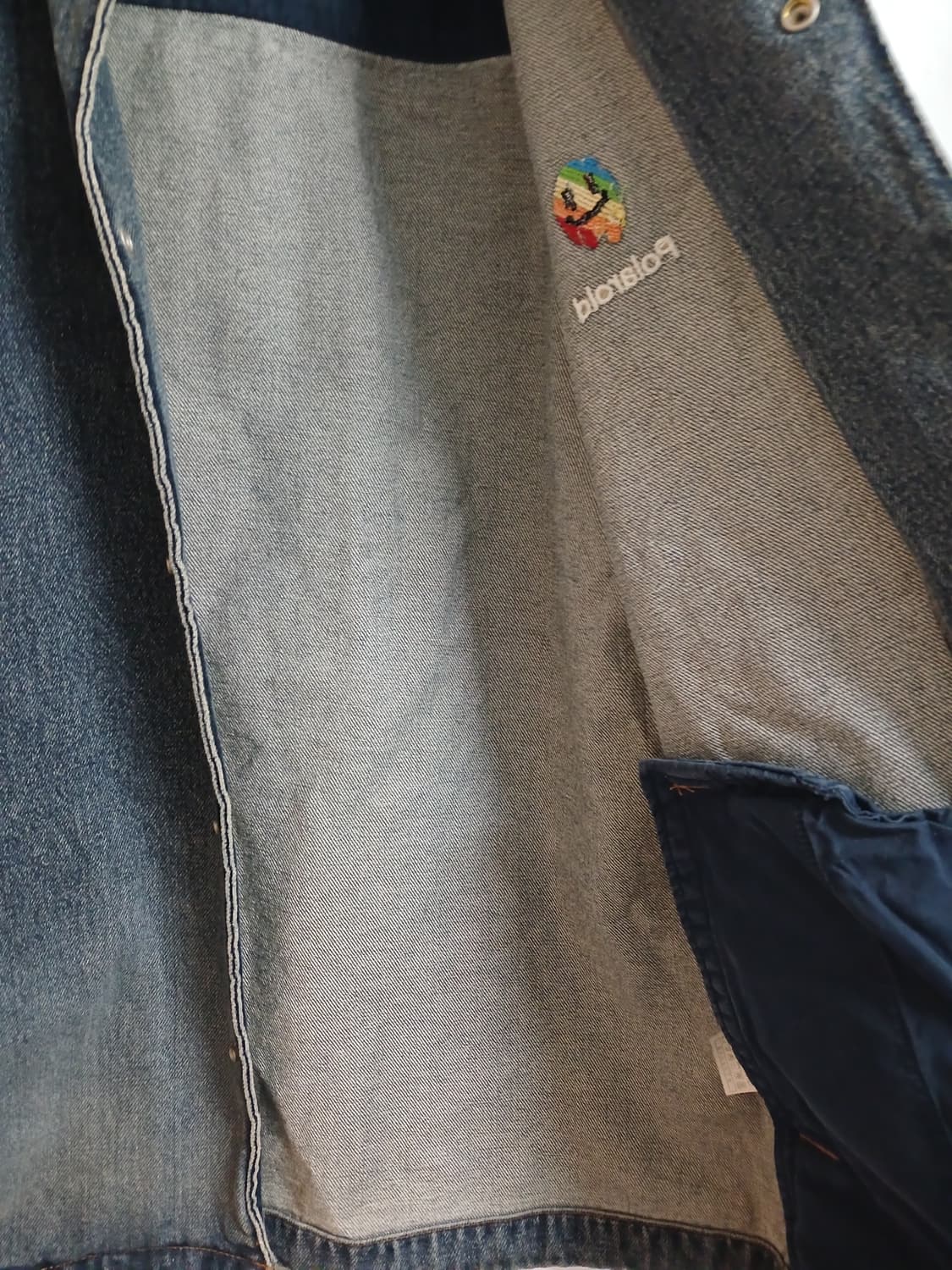 (S,95)폴라로이드 오버핏 데님청자켓 상품이미지7