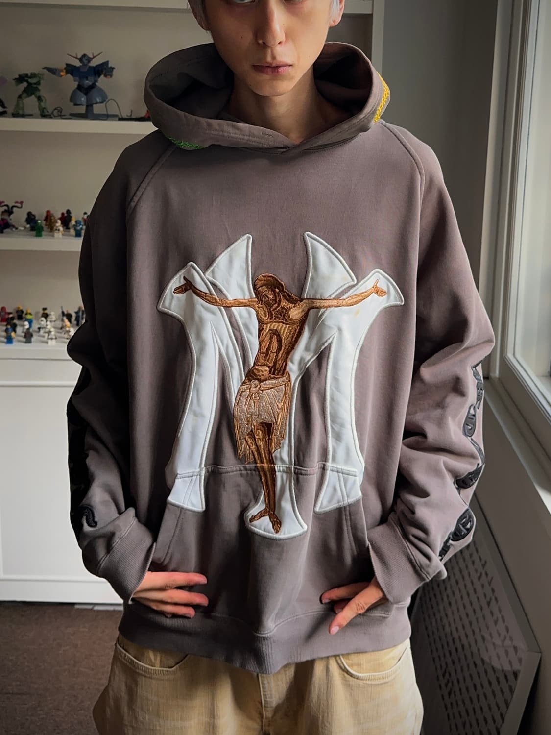 Mayo “Jesus” 엠브로이더리 루지 후드 상품이미지2