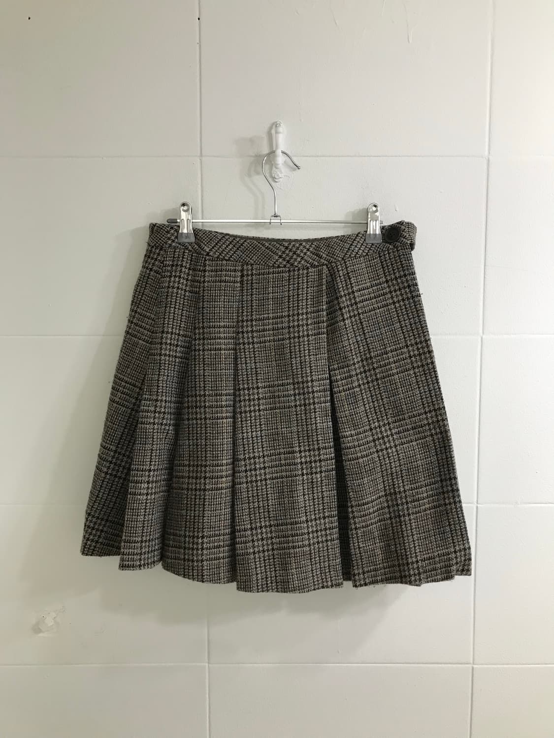 브라운 도트 체크 너드 러힙 코디세트 상품이미지7