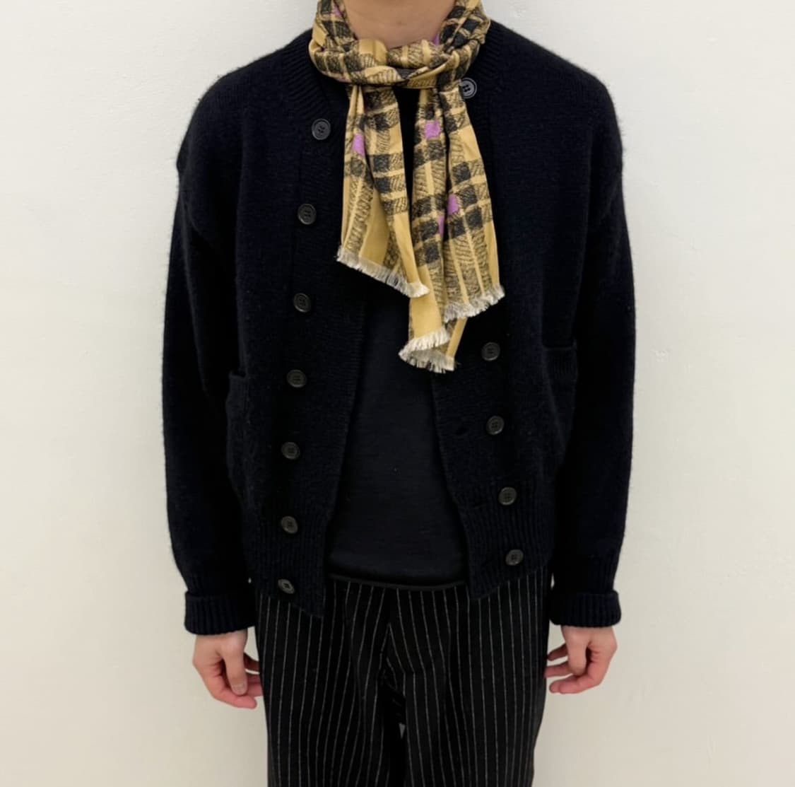 드리스 반 노튼 패턴 머플러 상품이미지1