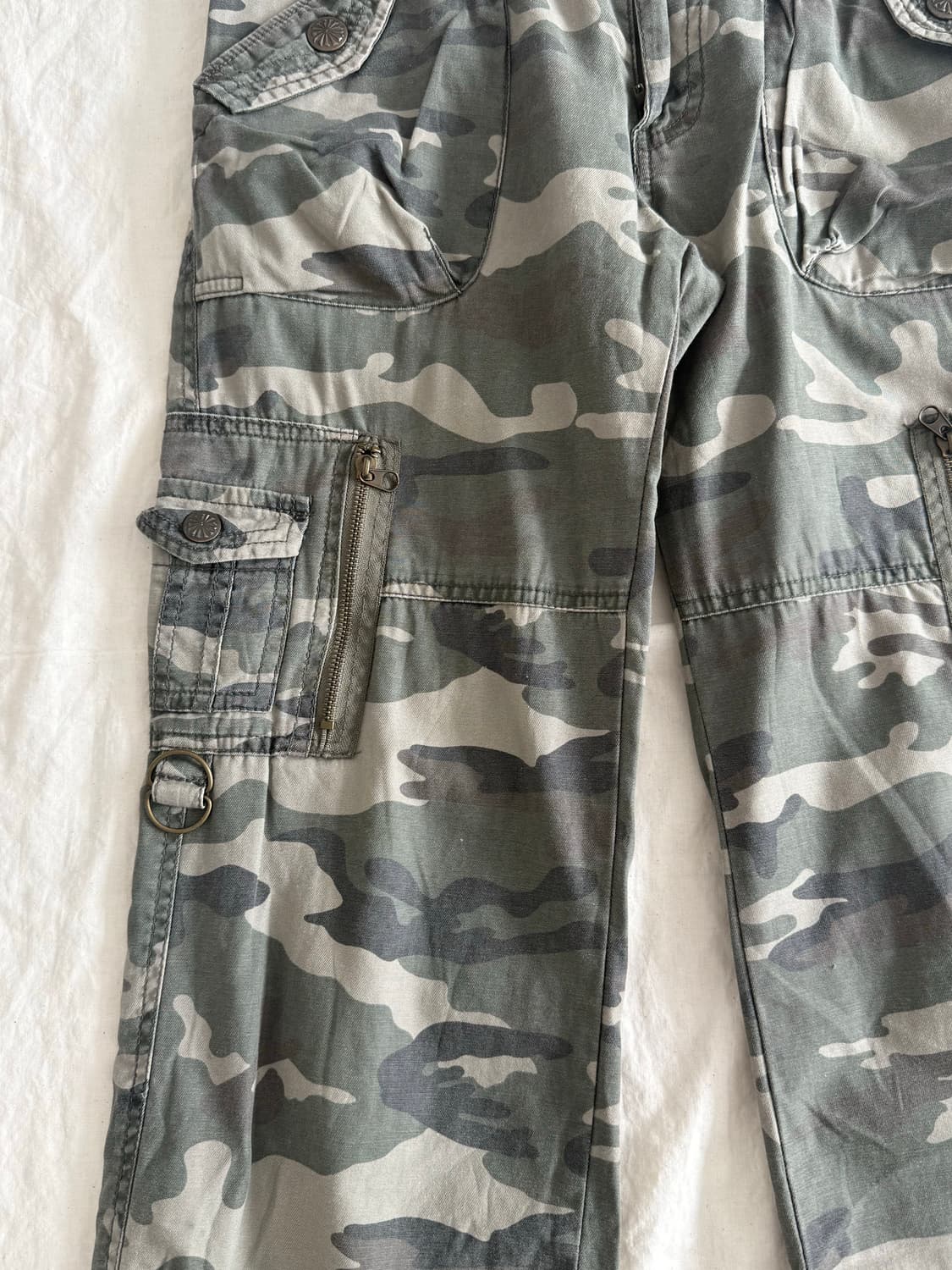 Y2k 카고 카모팬츠 상품이미지4