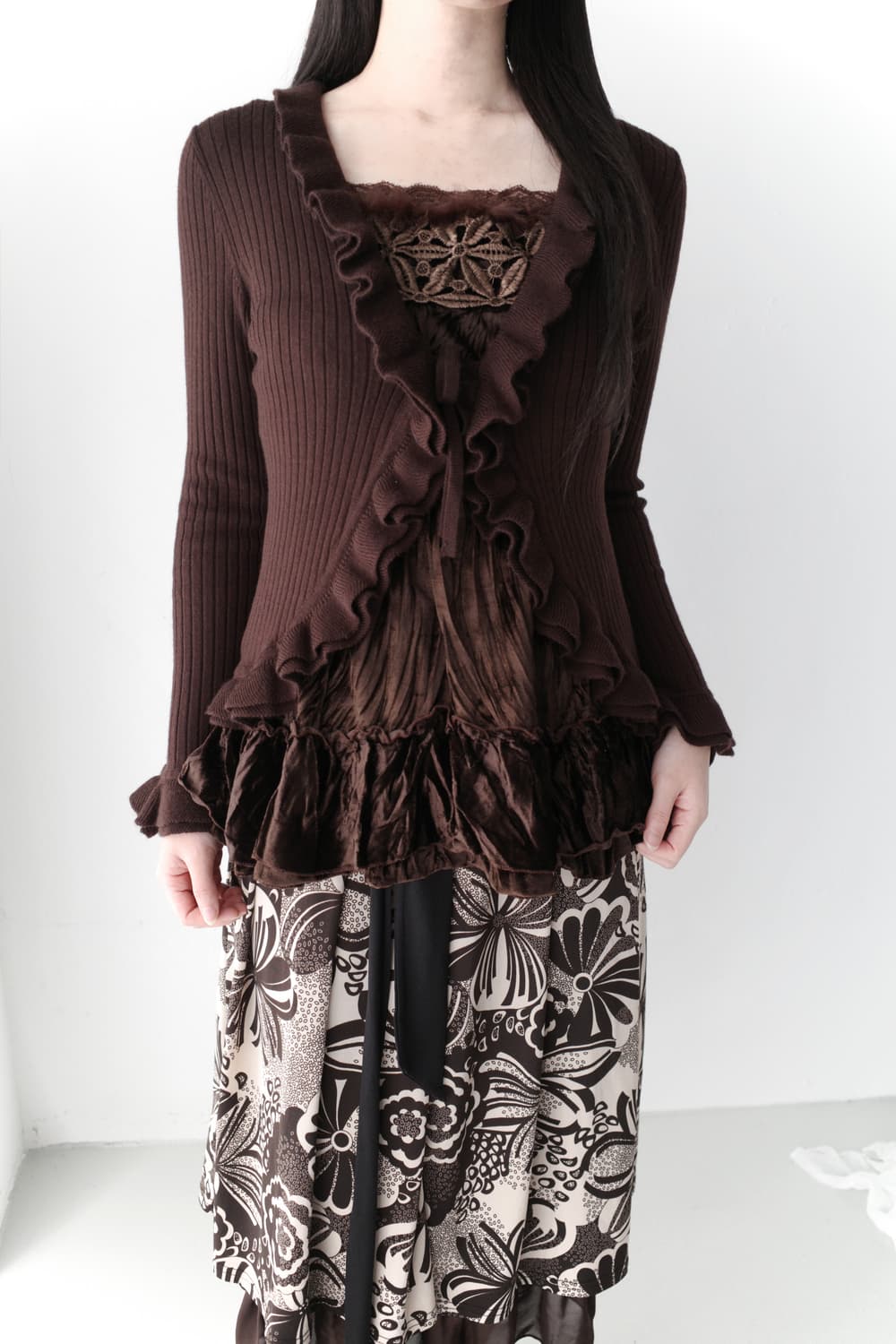 frill cardigun 상품이미지5