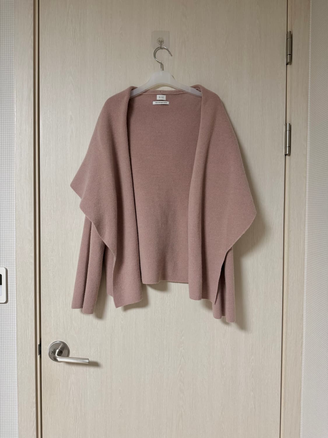 시에 sie 캐시10 율리 와이드 카라 가디건 -핑크 상품이미지2
