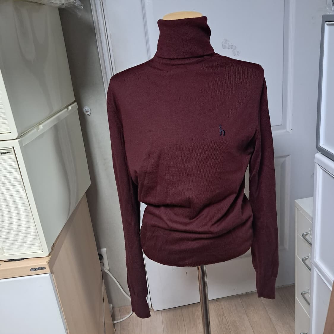 헤지스 남성 모100% 터틀넥 니트 목티 95~100 상품이미지2