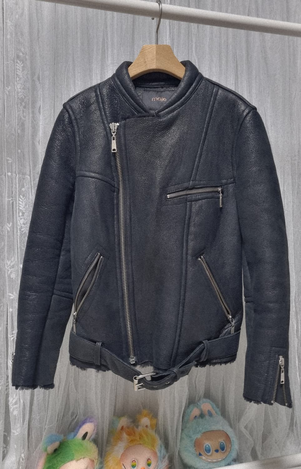 정품) 마쥬  양가죽 무스탕 재킷  상품이미지3