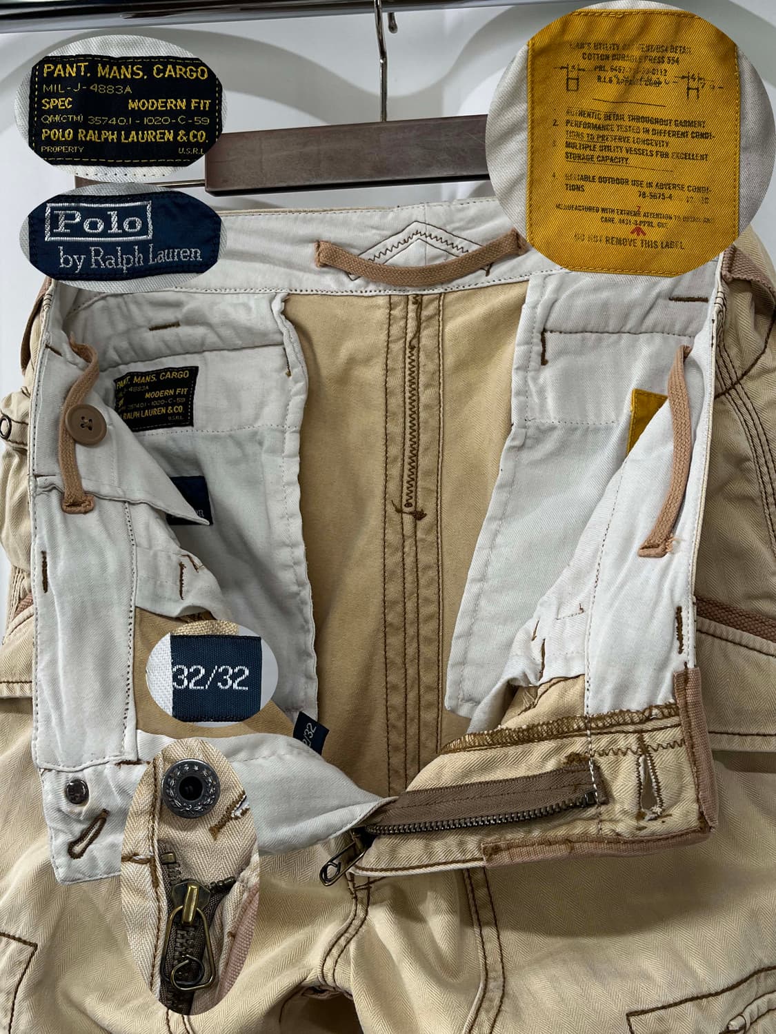 폴로 랄프로렌 067 아카이브 밀스펙 유틸리티 탄창 카고 팬츠 상품이미지5