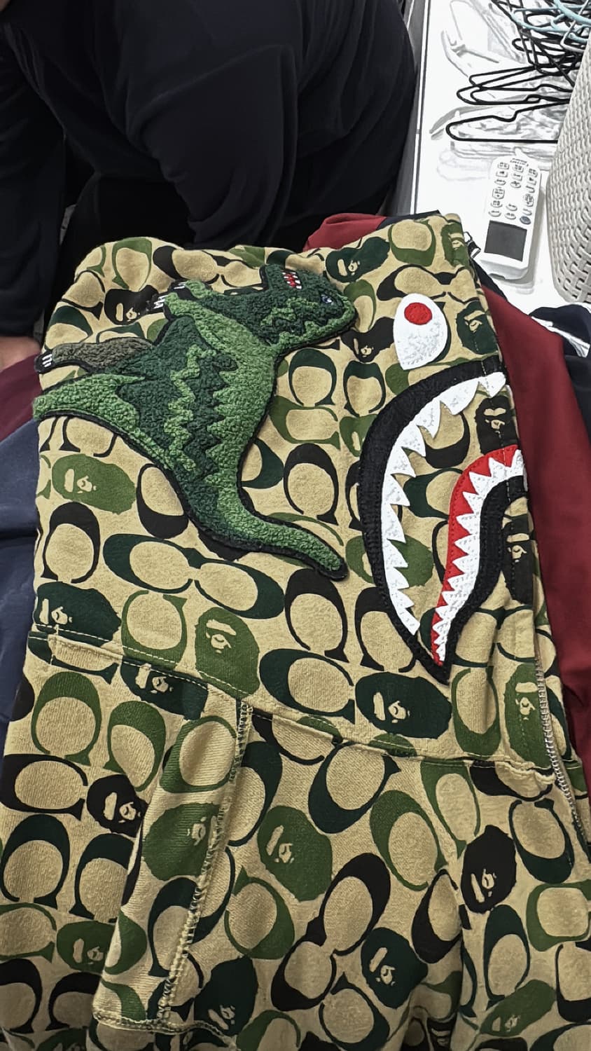 (절대 못구하는 매물)베이프X코치 후드직업 상품이미지5