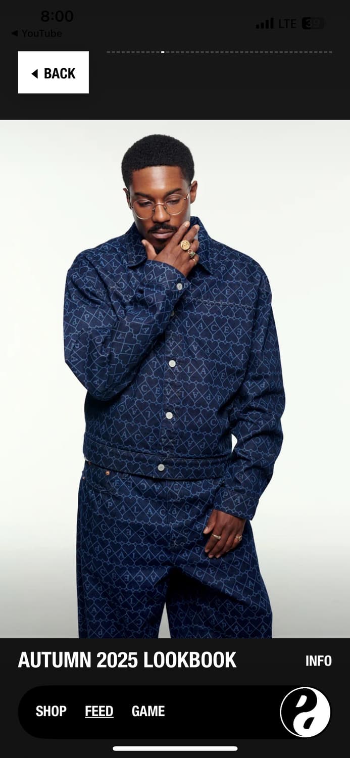 Palace heart denim pants 상품이미지1