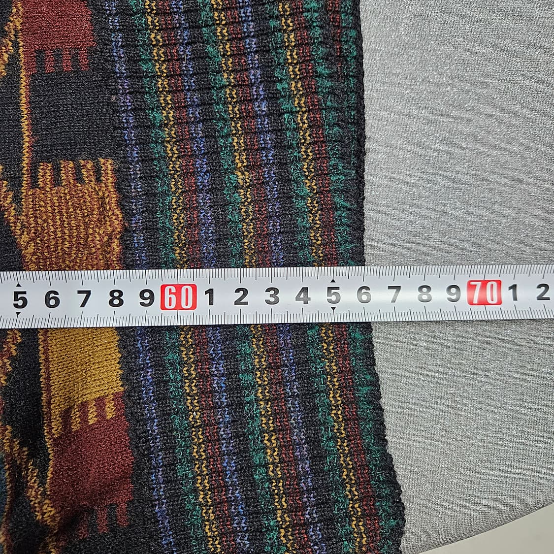 95-100) 이태리제 빈티지 패턴 니트 가디건 쿠지맛 상품이미지7