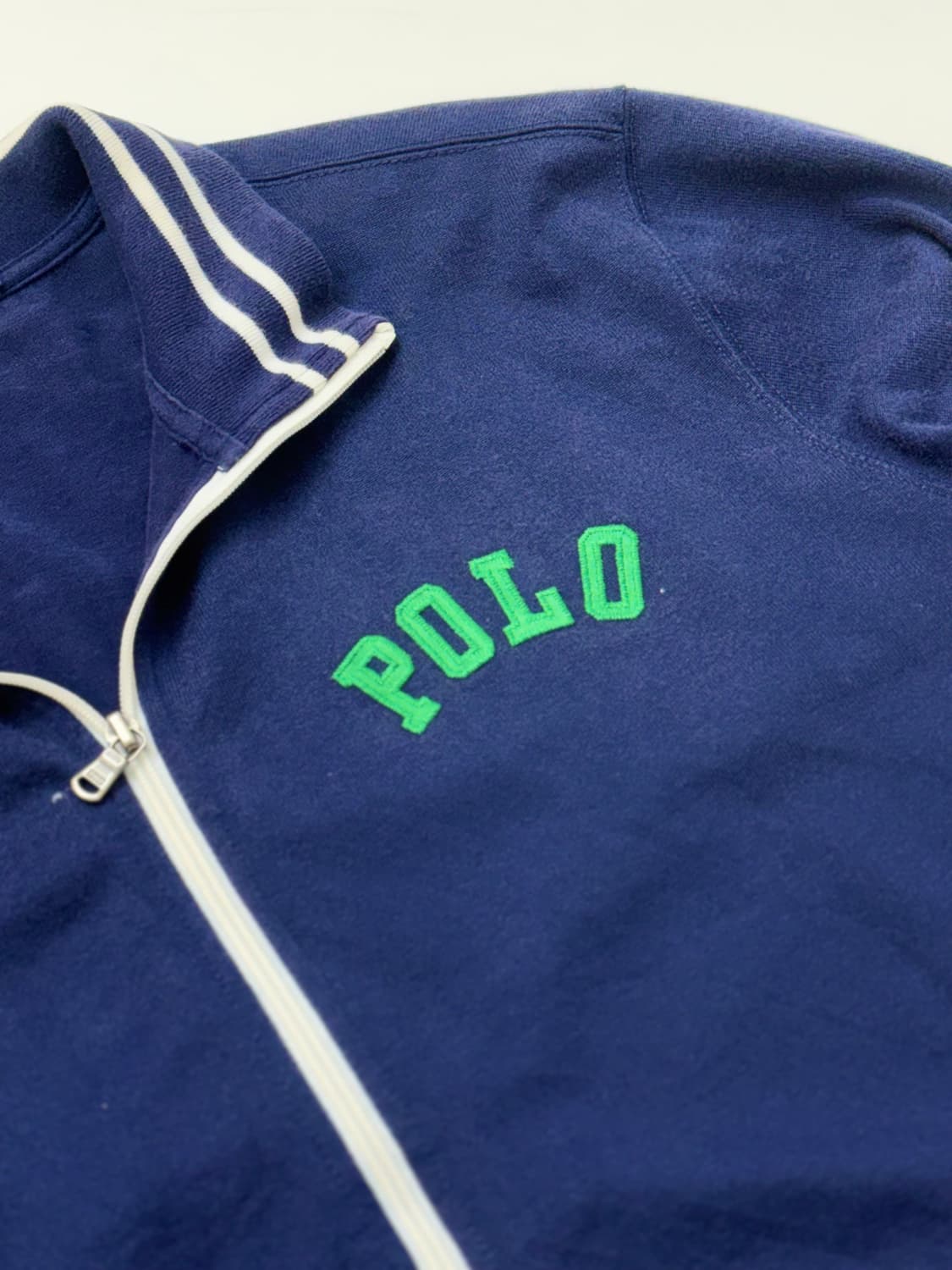 Polo 폴로 랄프로렌 로고 네이비컬러 코튼 트랙 재킷 상품이미지4