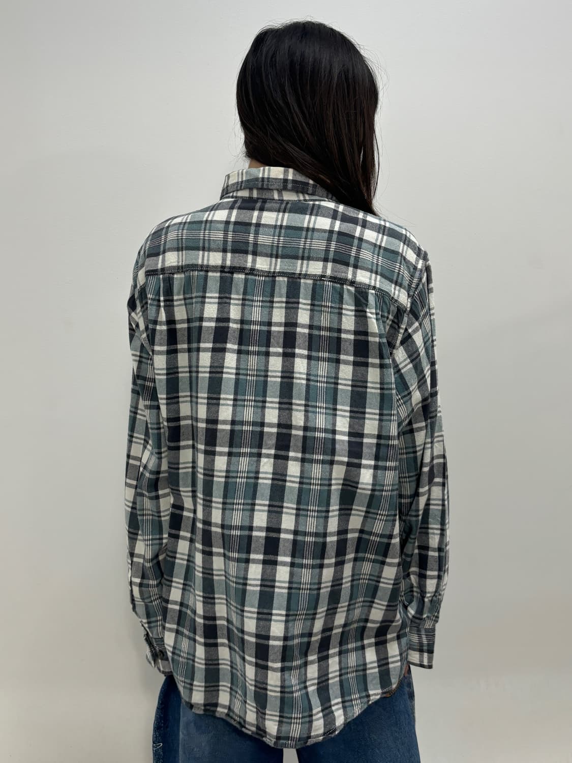 90s 민트플란넬셔츠 투엑라 상품이미지4