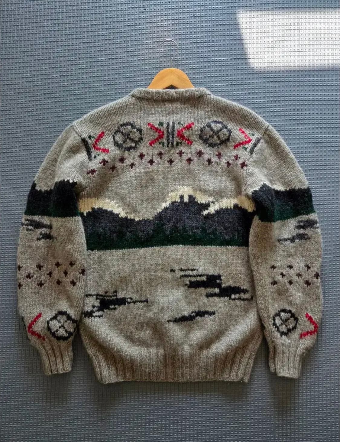 (M) 폴로 컨트리 카누 핸드 니트 polo 랄프로렌 rrl 상품이미지2