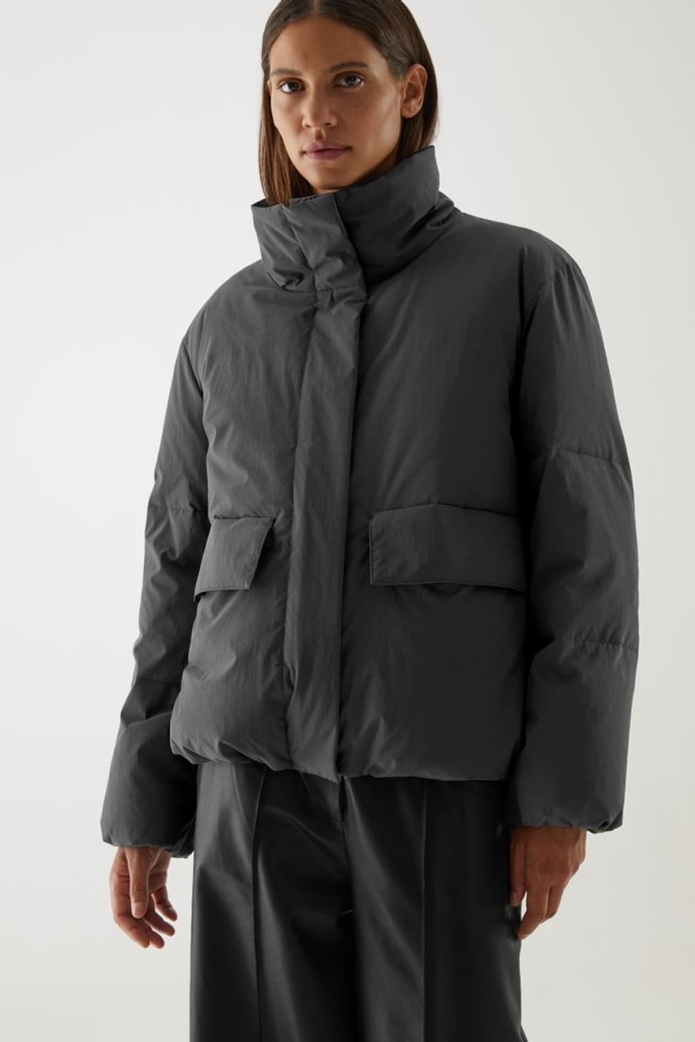 코스 블랙 cos 오라리맛 패디드 푸퍼 다운 자켓 패딩 34 사이즈 상품이미지5