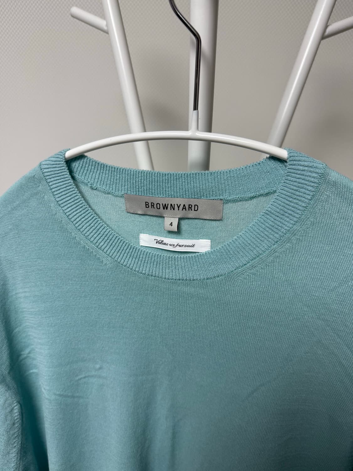 브라운야드 수피마 코튼 하프니트 4사이즈 상품이미지5