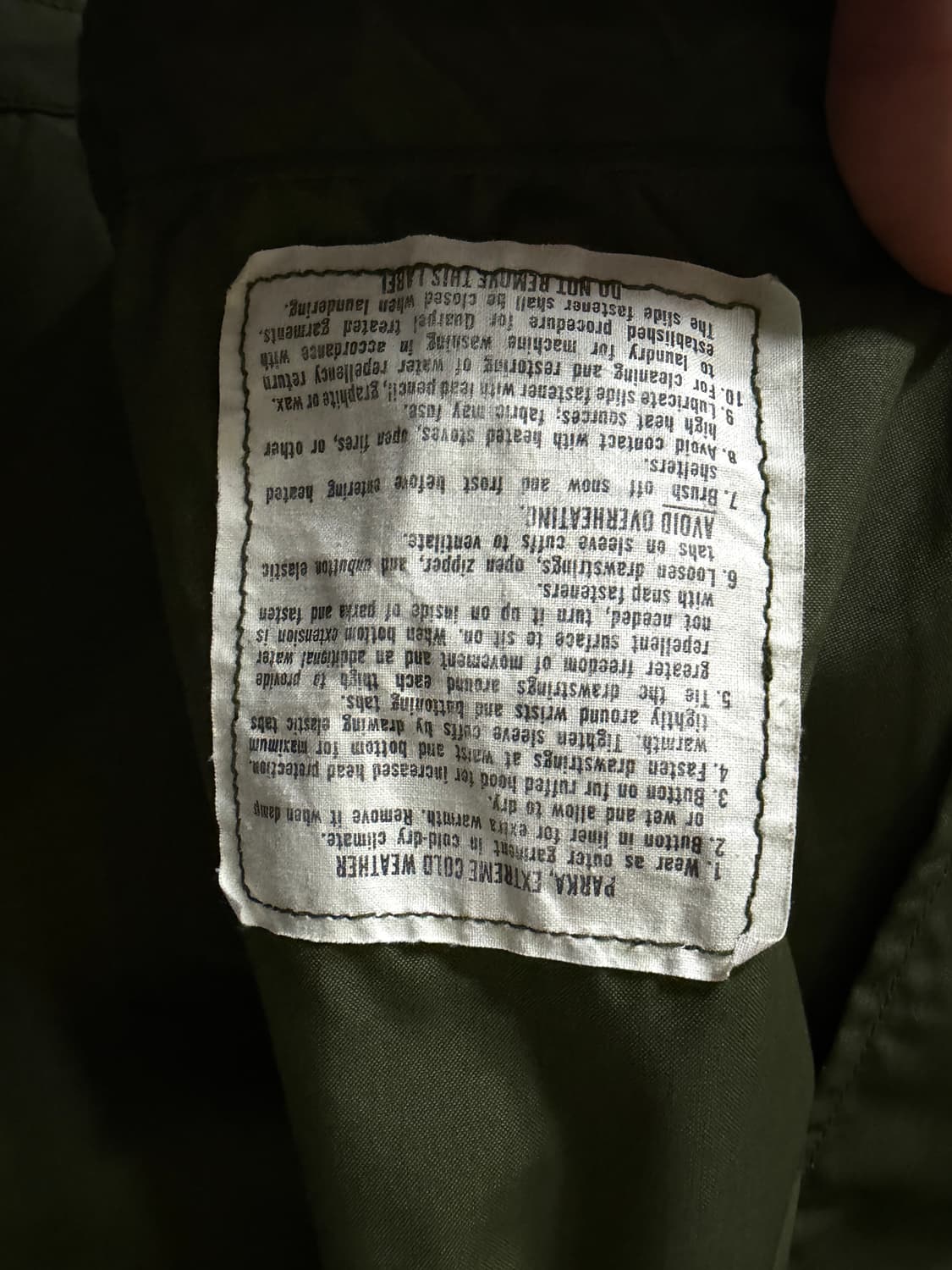 [S] M-65 개파카 데드스탁급 풀세트 상품이미지5