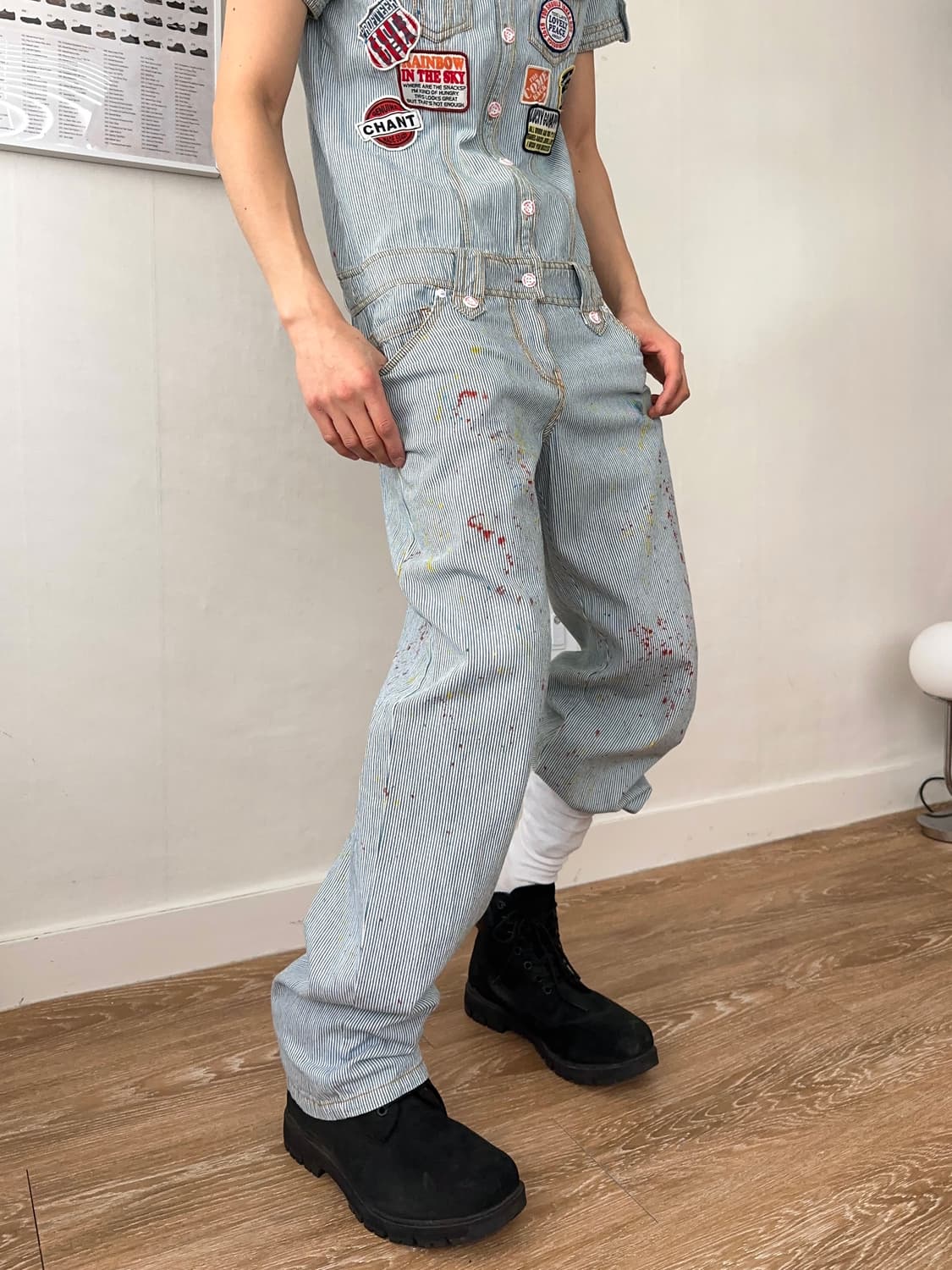 페인트 히코리 하프 점프 수트 상품이미지9