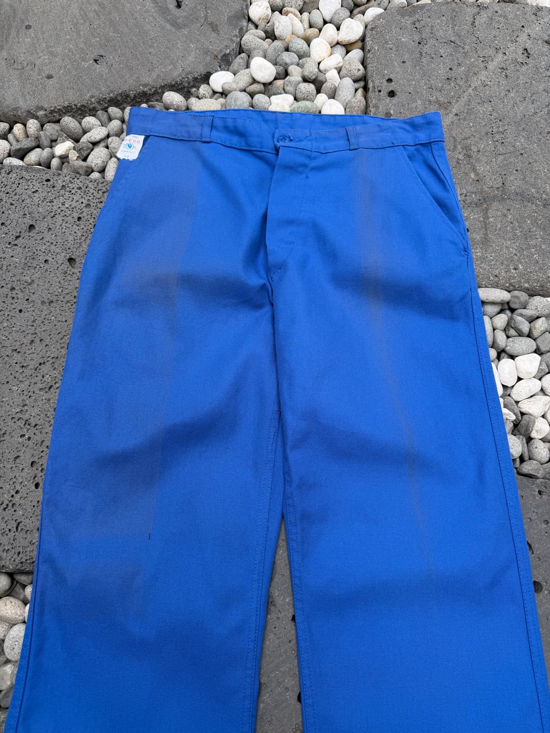 1970s LE COQ BORDEAUX SUN FADED 프렌치워크팬츠 상품이미지3