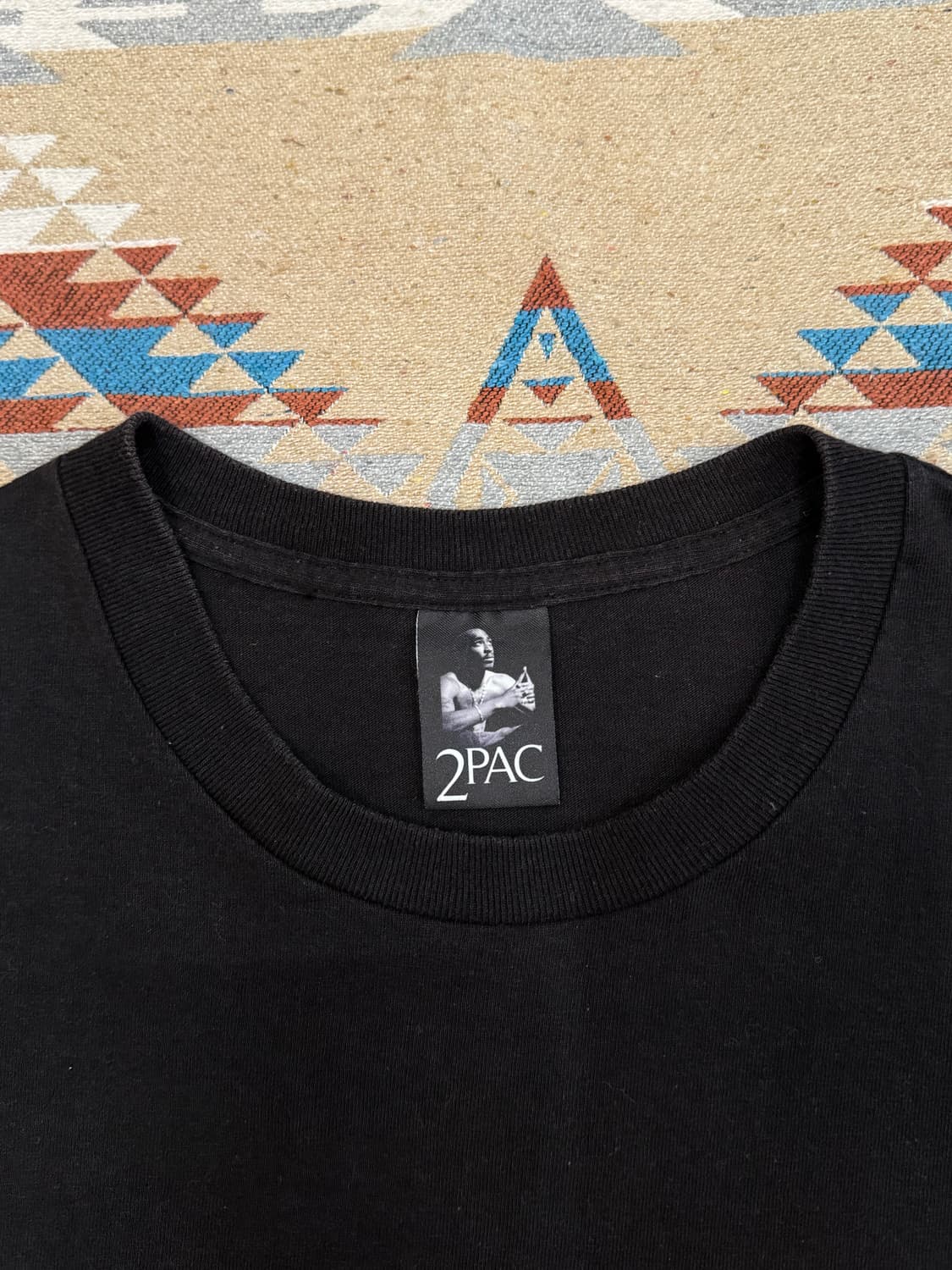[XL] 와코마리아 x 2PAC 티셔츠 블랙  상품이미지2