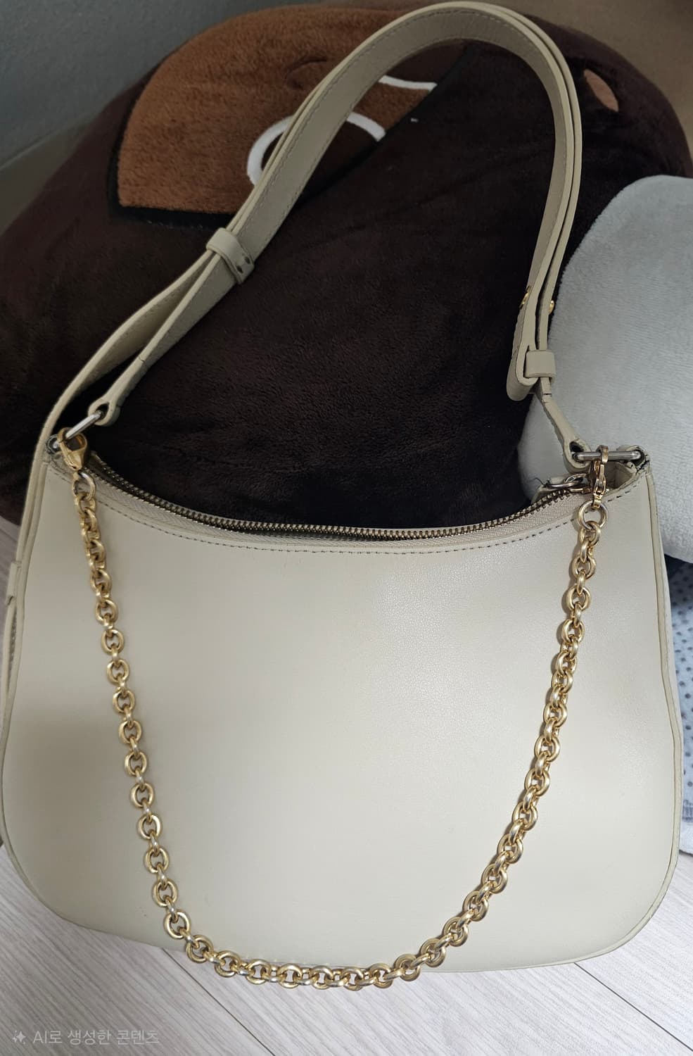 드메리엘 로지백 미디엄 크링클 아이보리 상품이미지7