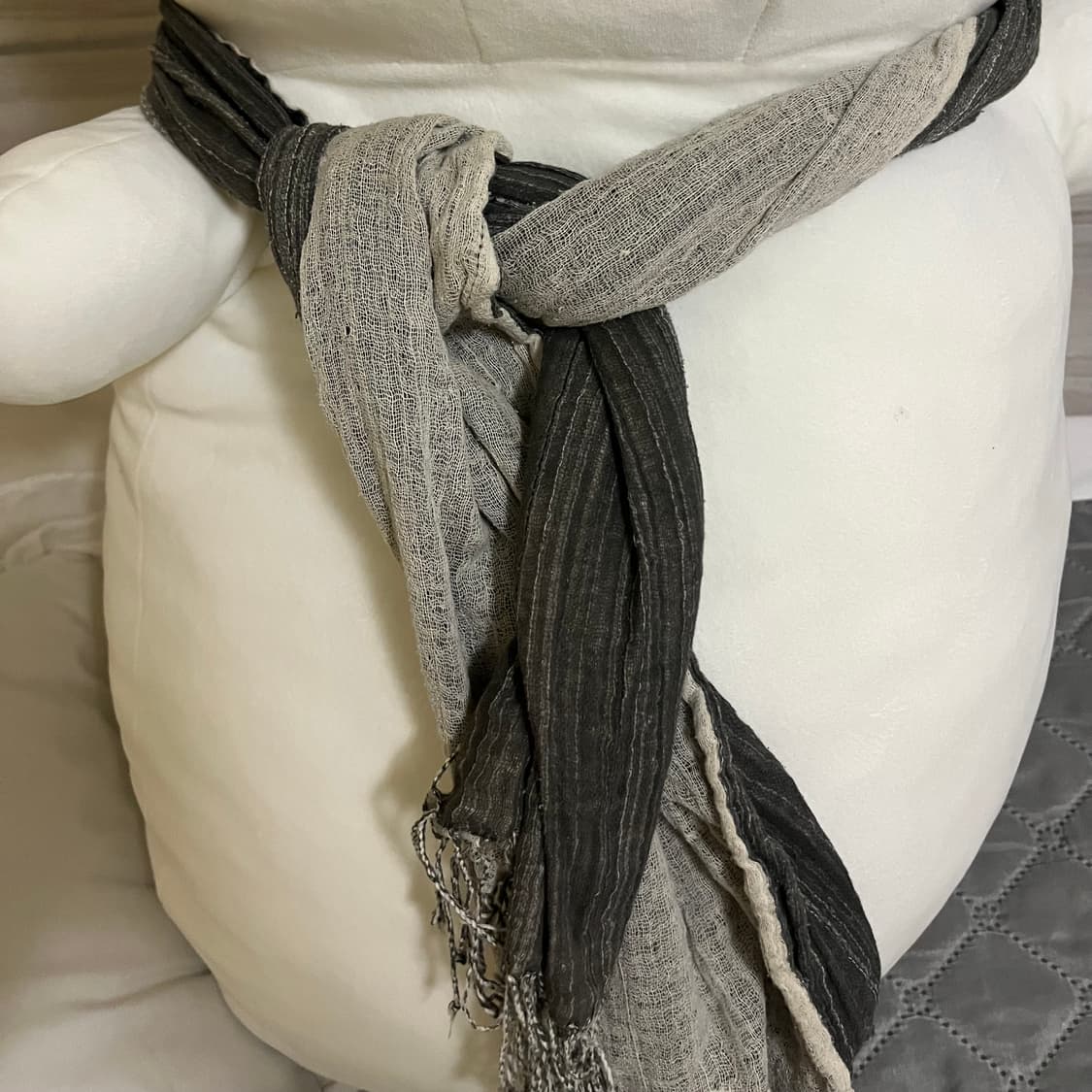 빈티지 레이어드 그런지 머플러 상품이미지8