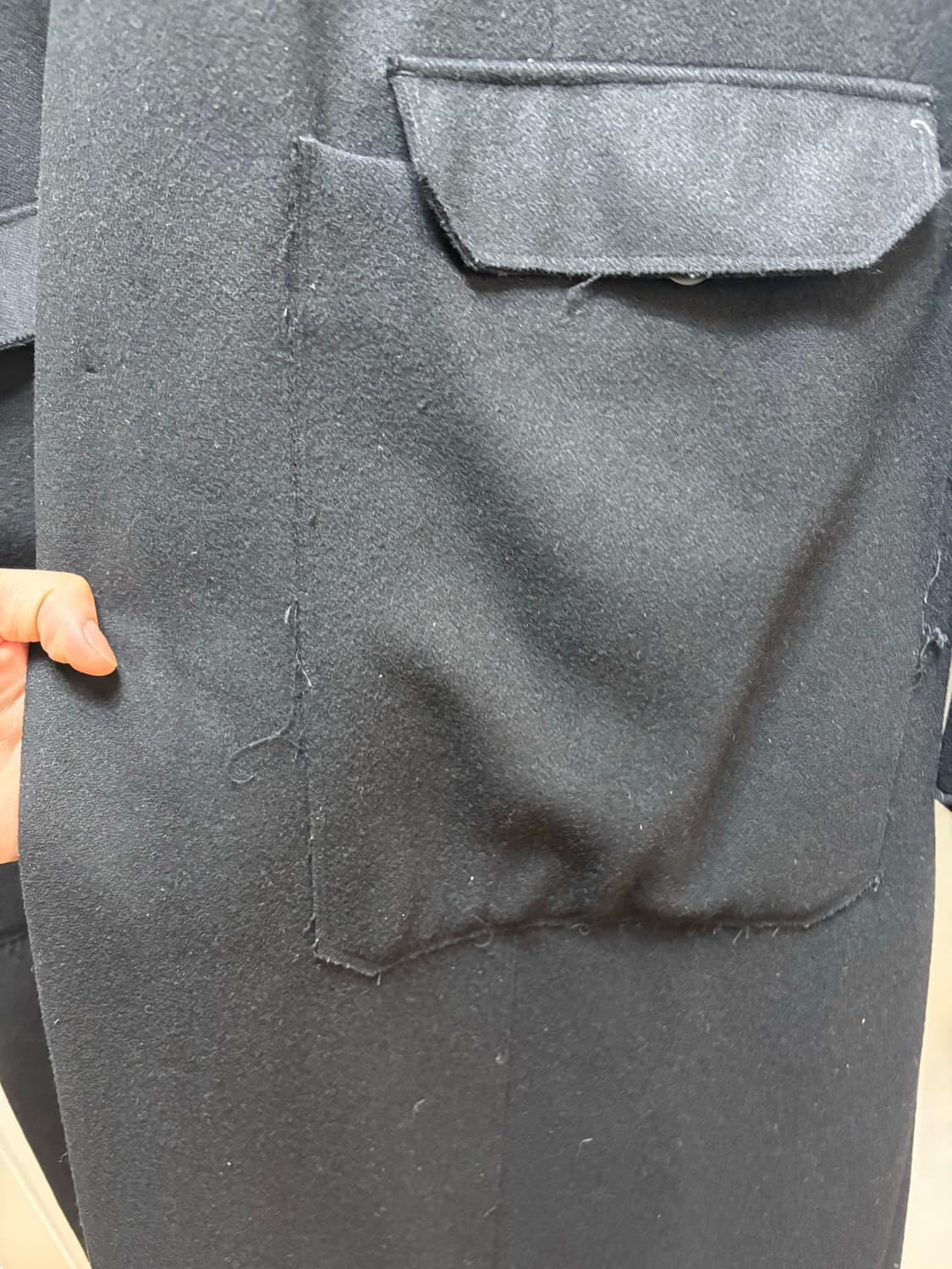 Yearsago 후디드코트 블랙 상품이미지4